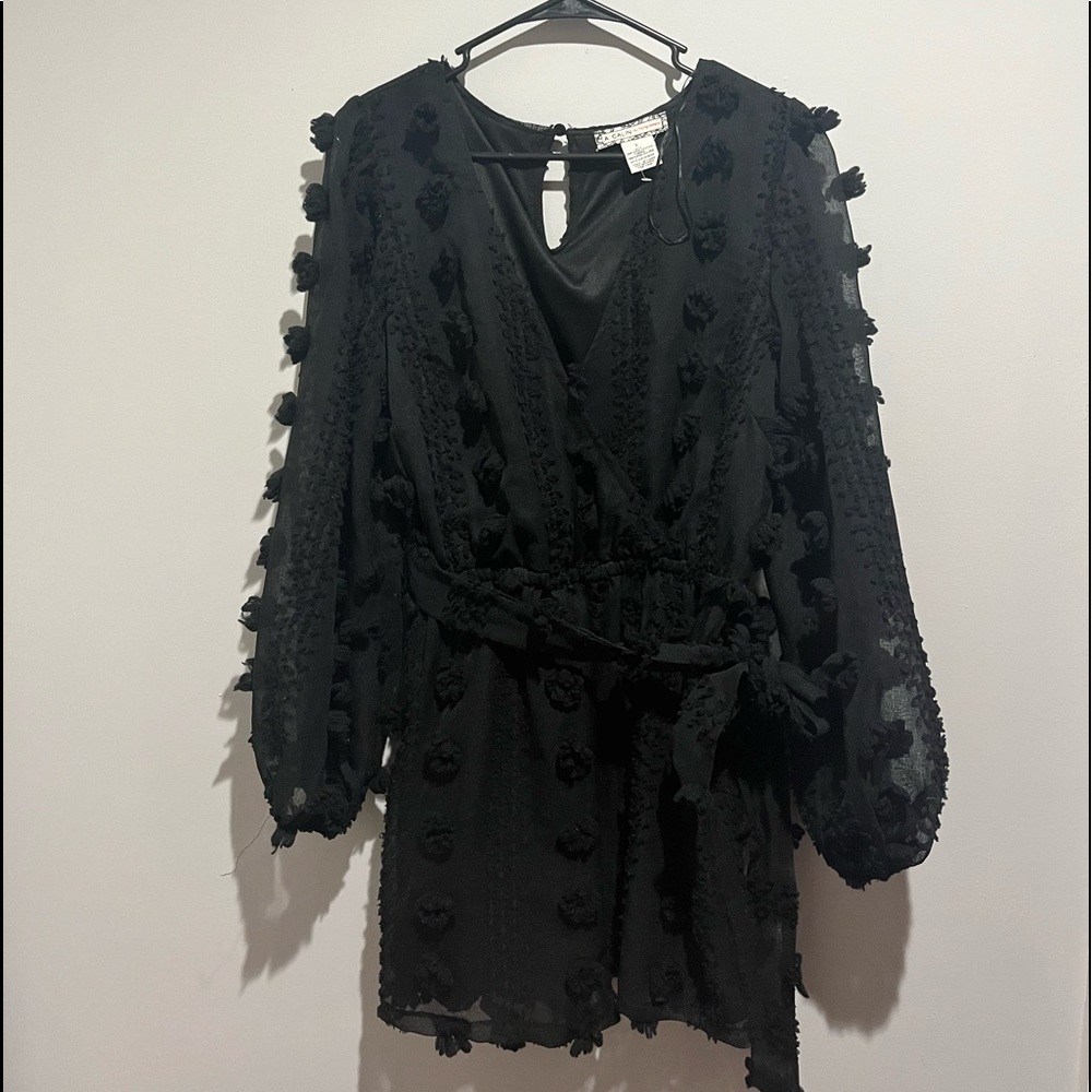 Fancy black romper L 🖤